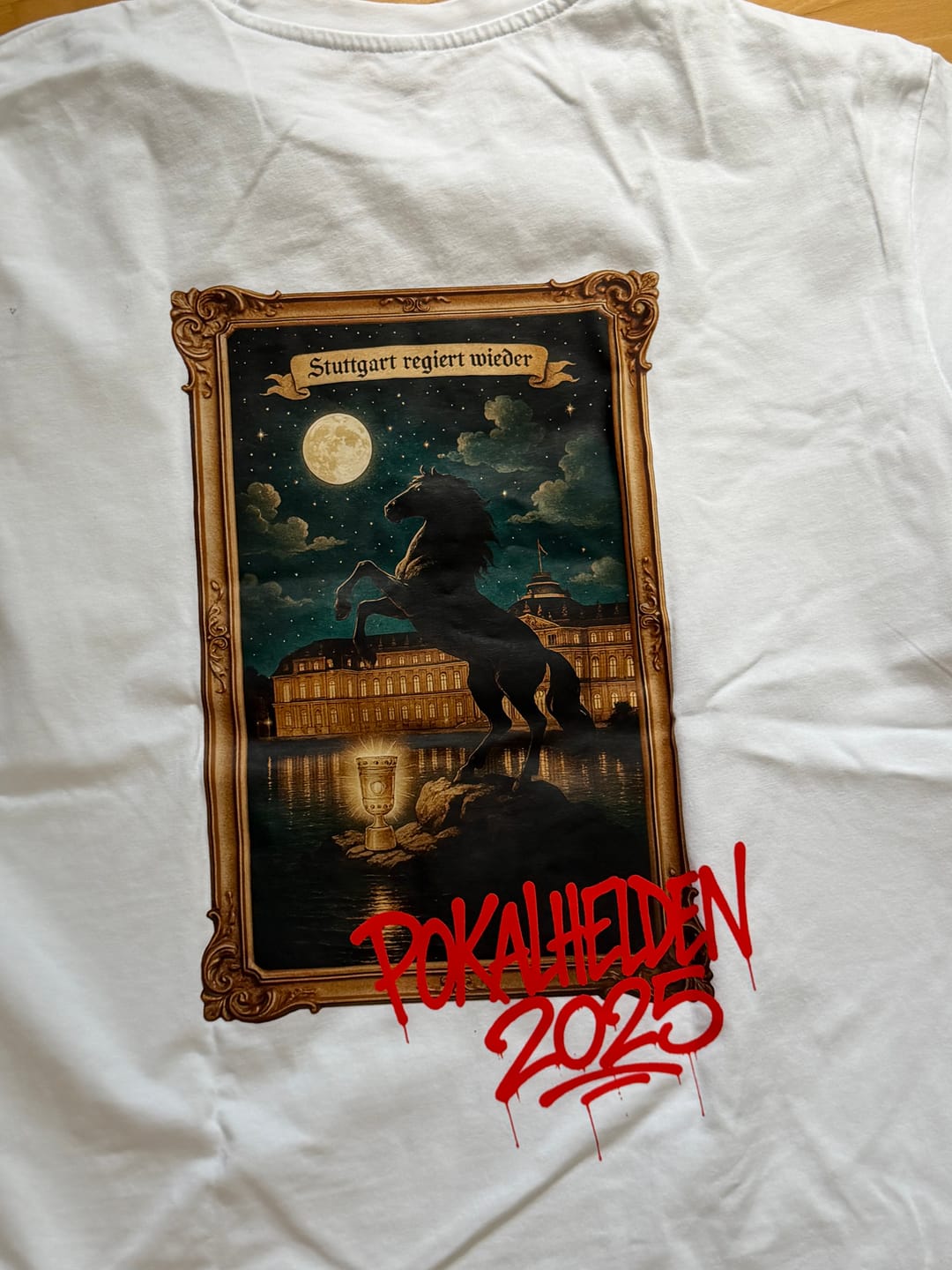 Customer photo review of Stuttgart Shirt 'Pokalhelden'