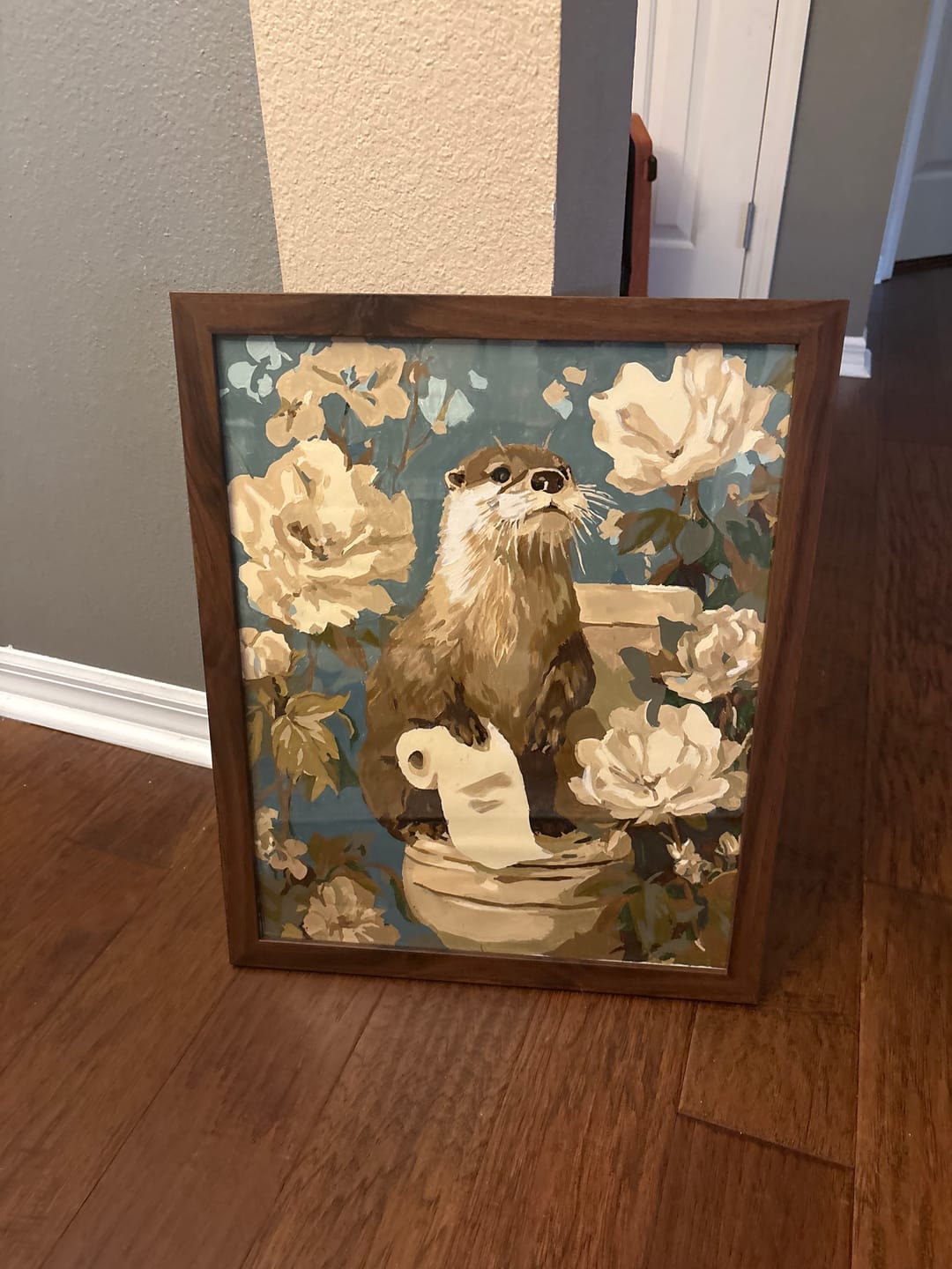 Customer photo review of Otter the helper | Paint by Number