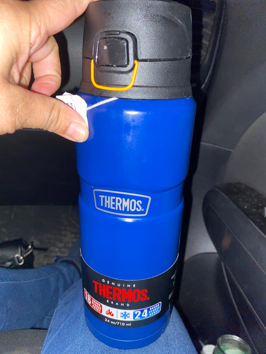 Customer photo review of BOTELLA ACERO INOX KING 710ML MATT NAVY