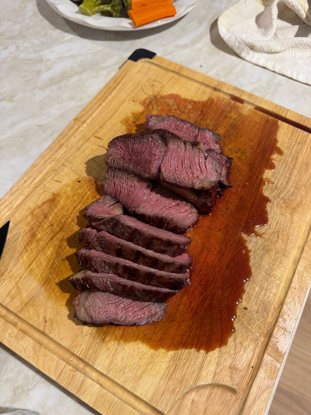Customer photo review of 1kg Texas Rib Fillet (2 x Thick Cut 500g)