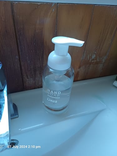 Customer photo review of Dazz Foaming Hand Soap Bundle