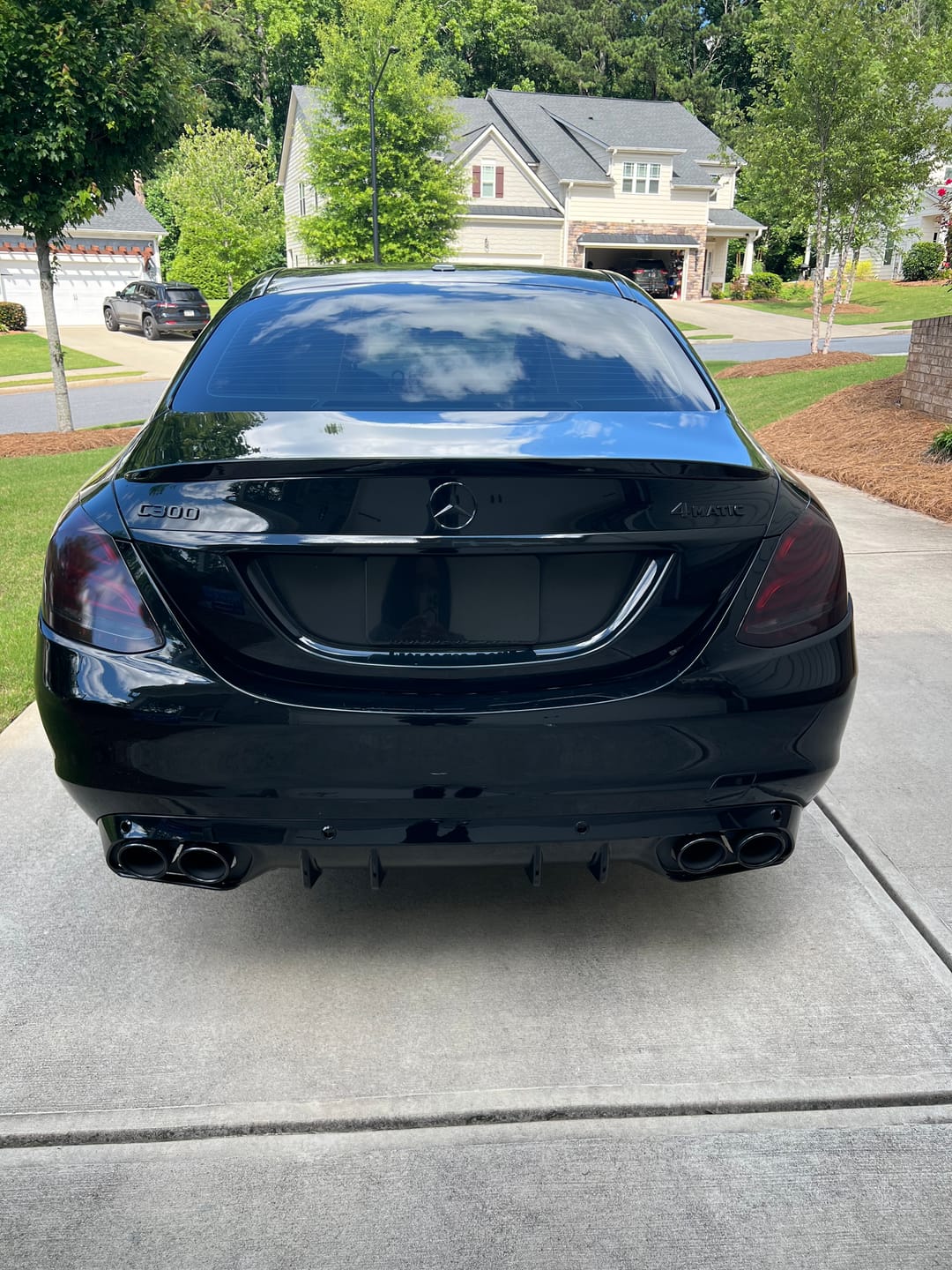 Customer photo review of Blackout Magnetic License Plate Cover Non-Custom