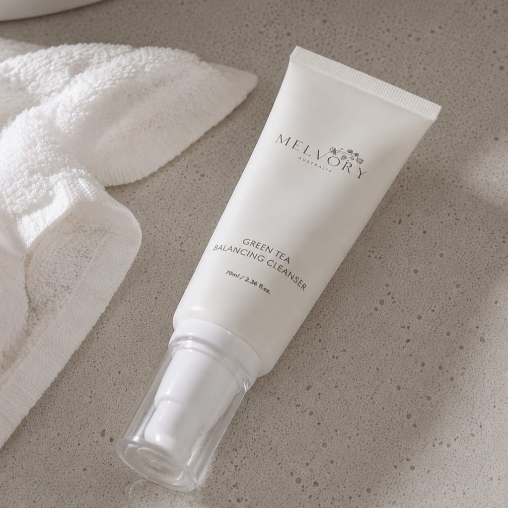 Customer photo review of Green Tea Balancing Cleanser