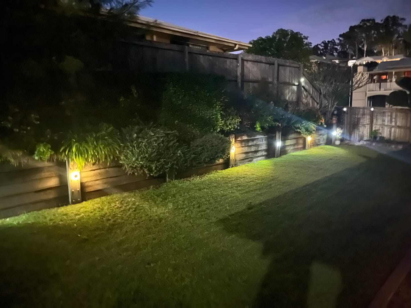 Customer photo review of GardenBrite™ Solar LED Wall Lights