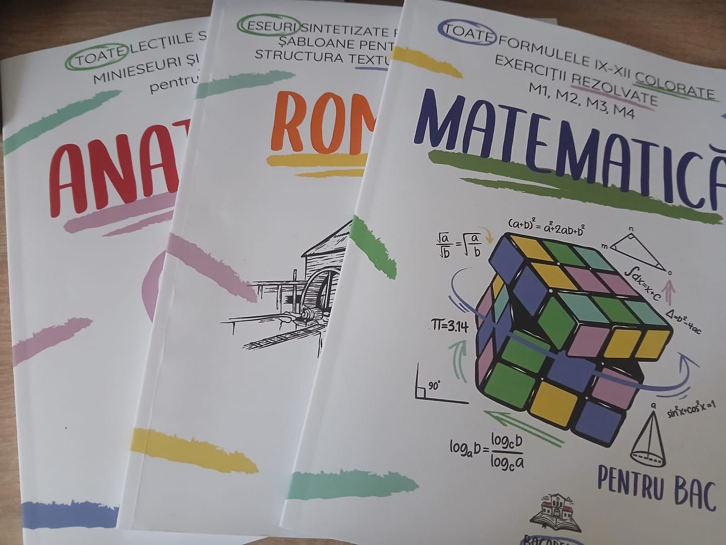 Customer photo review of Pachet Bacalaureat (Română + Matematică + Anatomie clasele XI-XII) Bacademia
