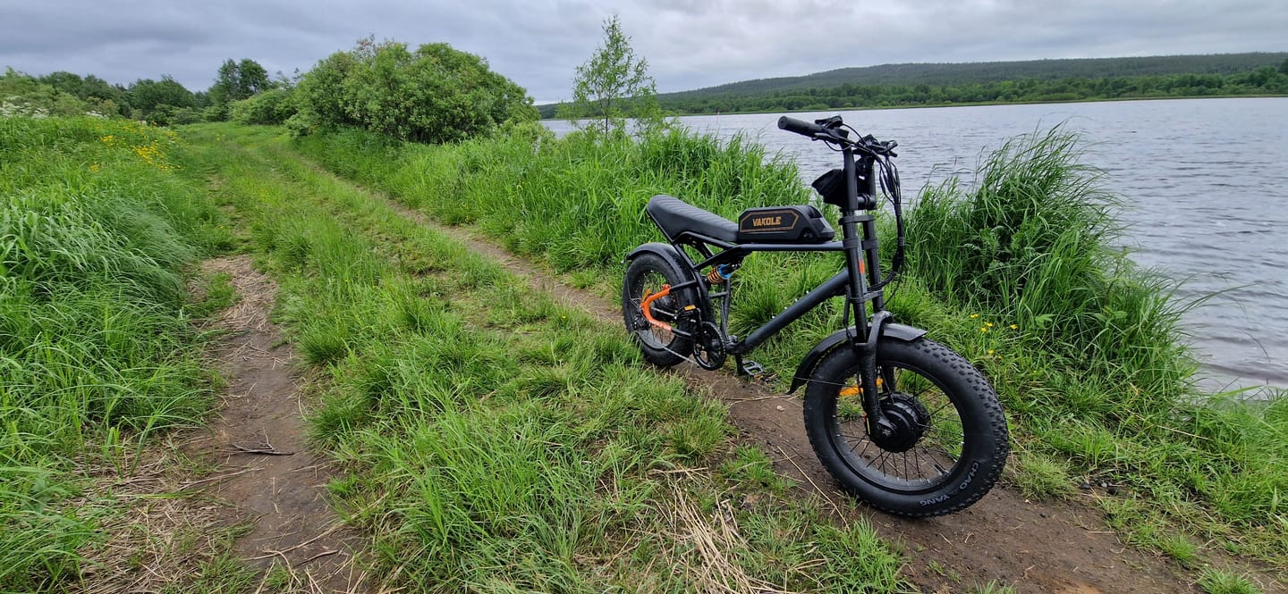 Customer photo review of Vakole Q20 MAX 750W*2 Dual Motor 20" Fat Bike 960Wh Full Suspension E-Mountain Bike 48V 20Ah Battery