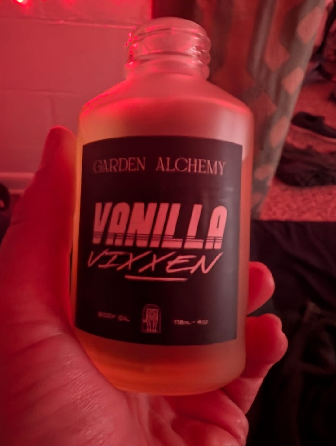 Customer photo review of VANILLA VIXXEN BODY OIL