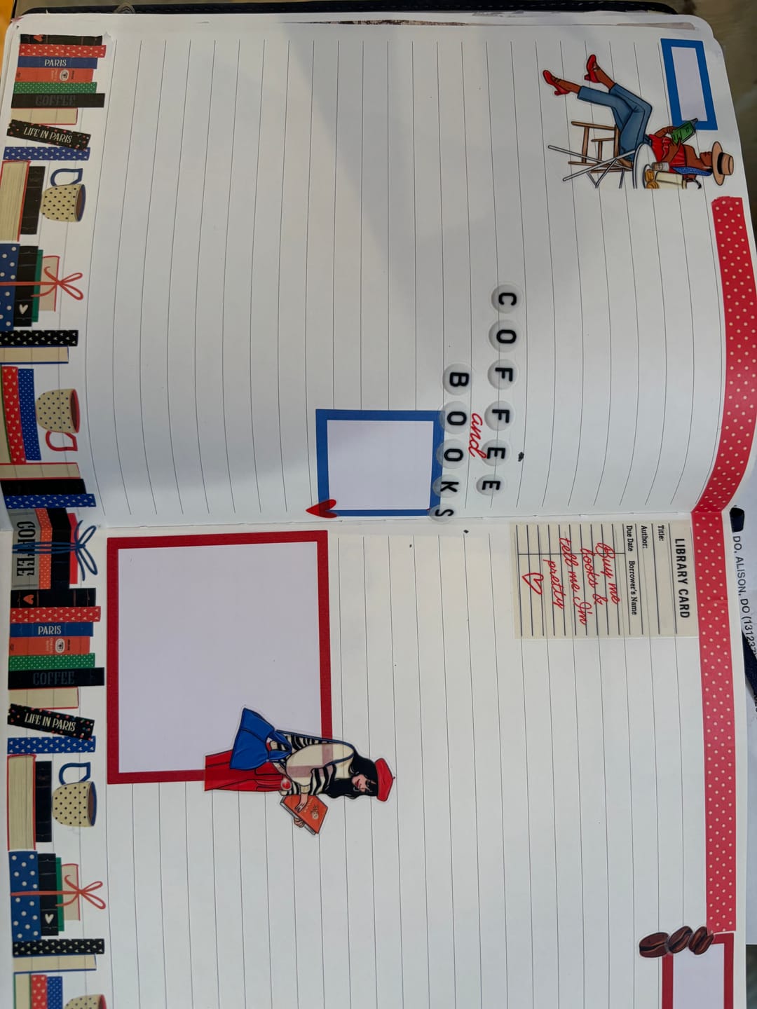 Customer photo review of Coffee and Books Box
