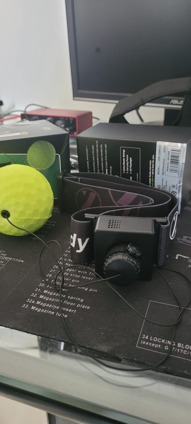 Customer photo review of HitBuddy™ Boxing Reflex Ball