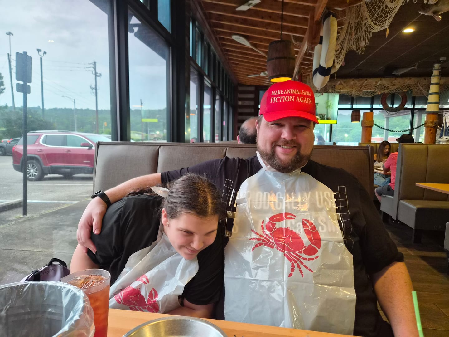 Customer photo review of Animal Farm MAFFA Trucker Hat