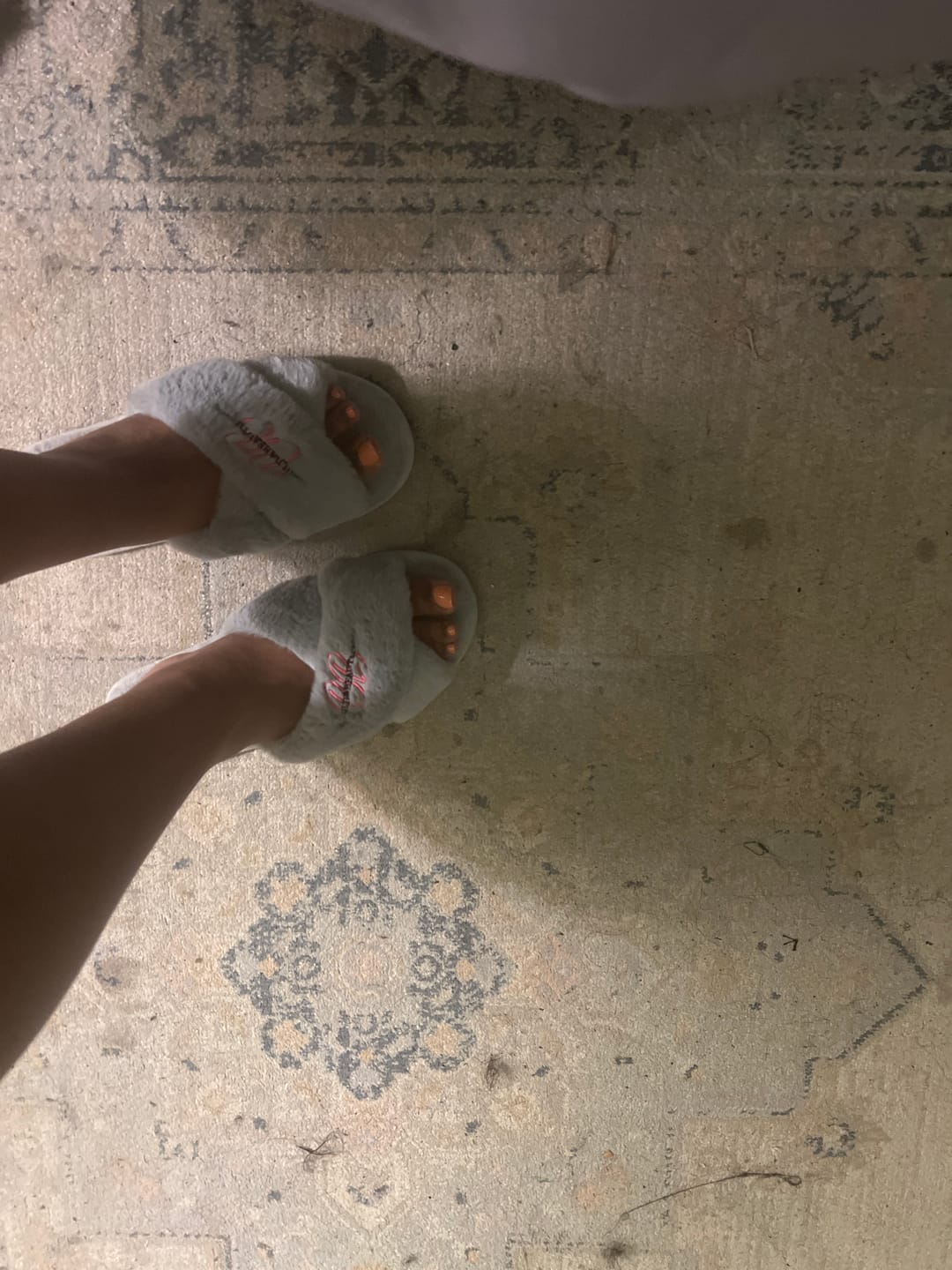 Customer photo review of BB SIGNATURE SLIPPERS - GRAY