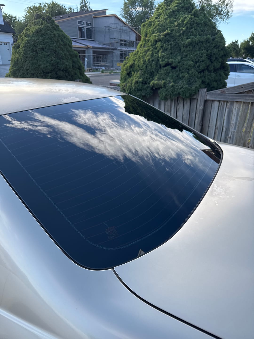 Customer photo review of Diamond Shine Glass Cleaner
