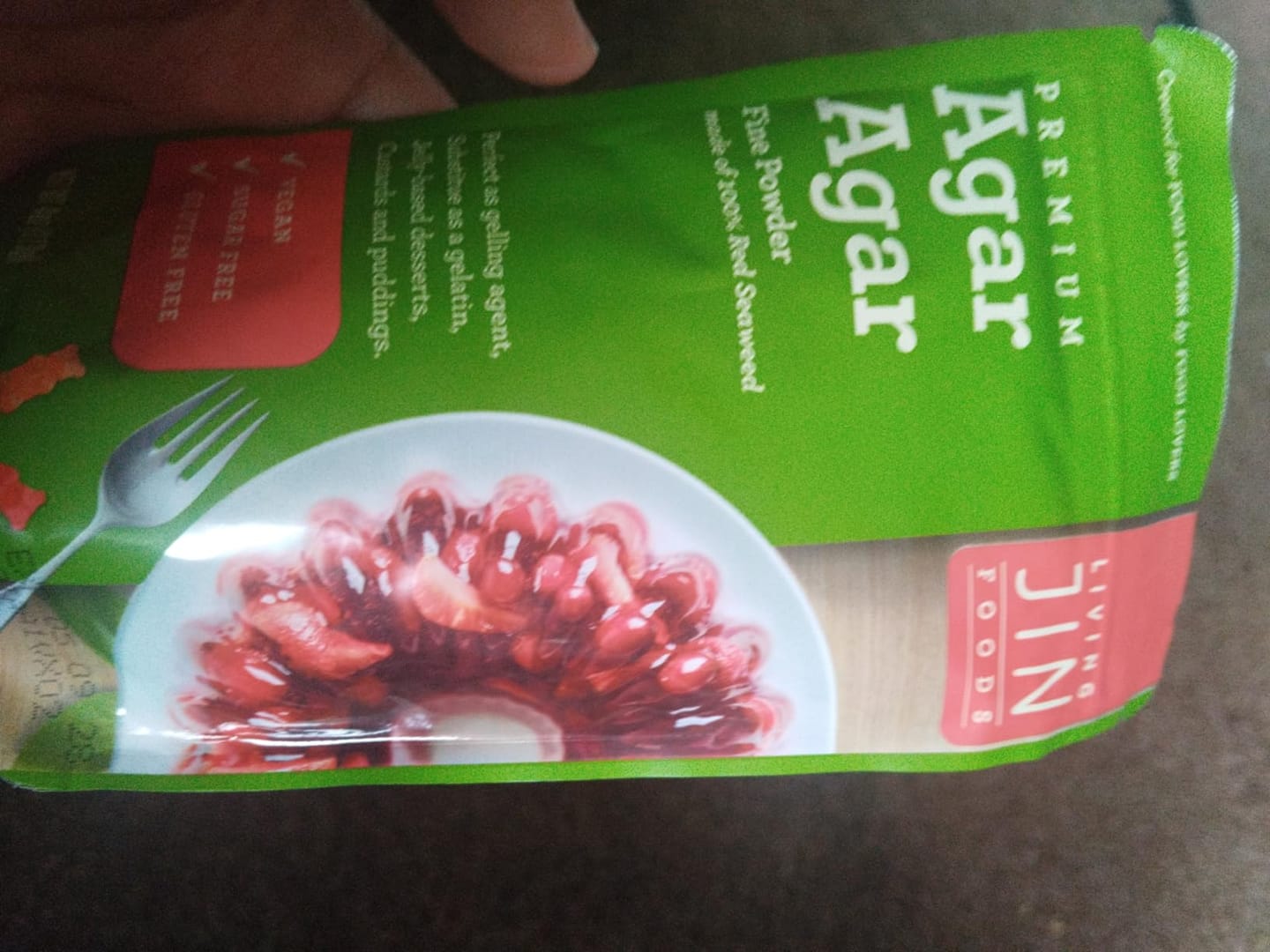 Customer photo review of Living Jin Foods: Agar Agar Powder