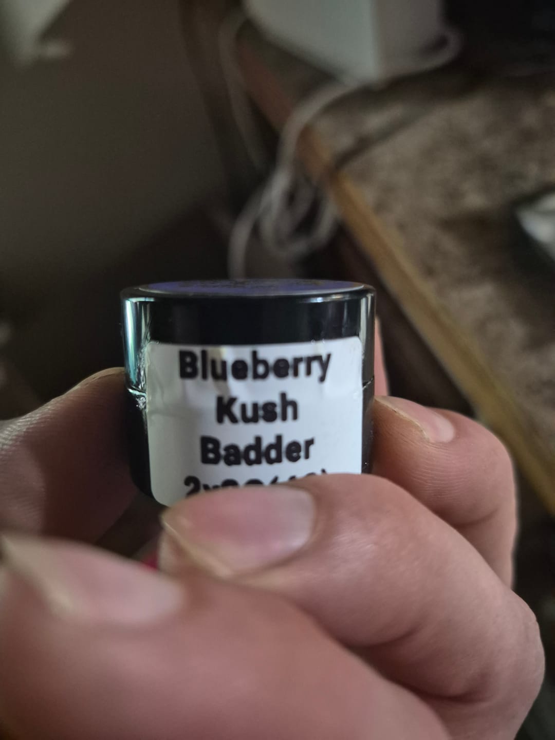 Customer photo review of Blueberry Kush Badder 7G(Buy 1 Get 1)