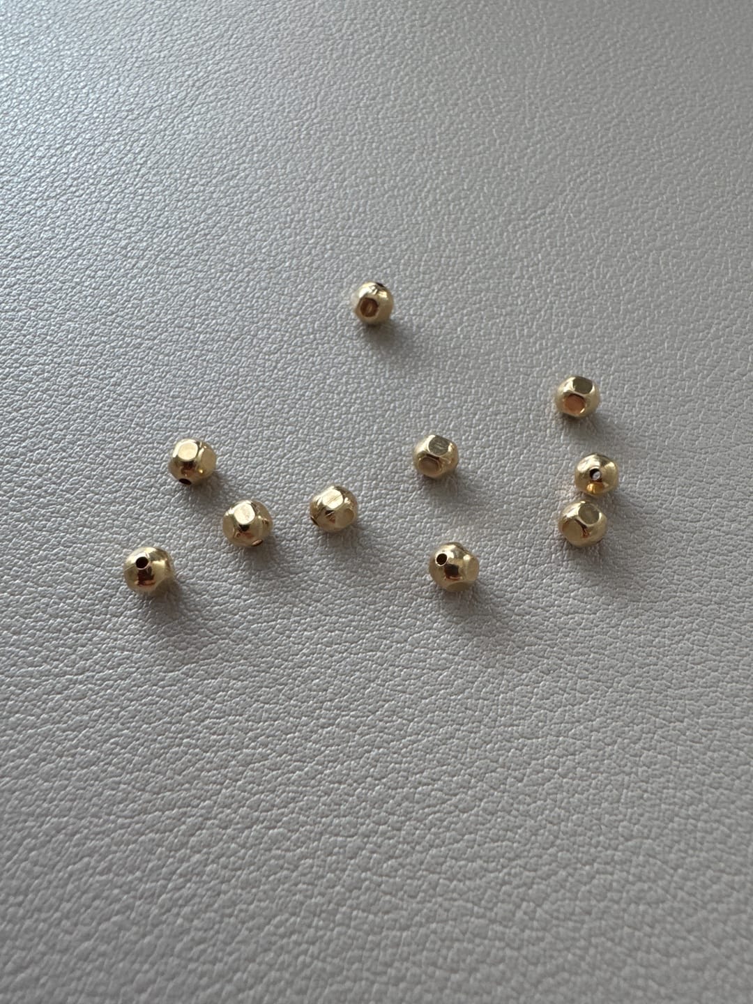 Customer photo review of 14K Gold Filled Faceted Round Beads 2mm–4mm  Premium Jewelry Findings 10PCS