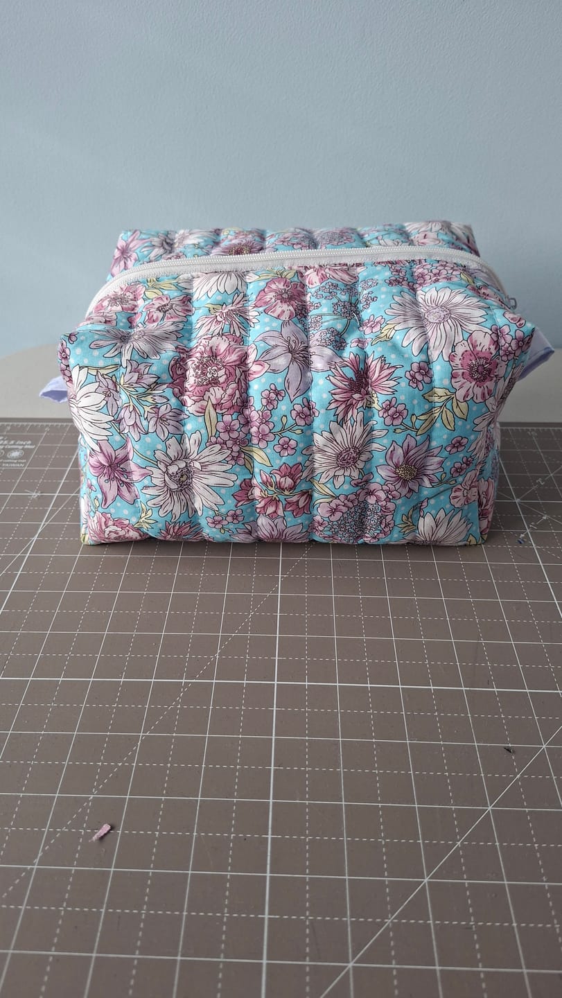 Customer photo review of Botanical Bloom Rose & Hubble Cotton Poplin Fabric