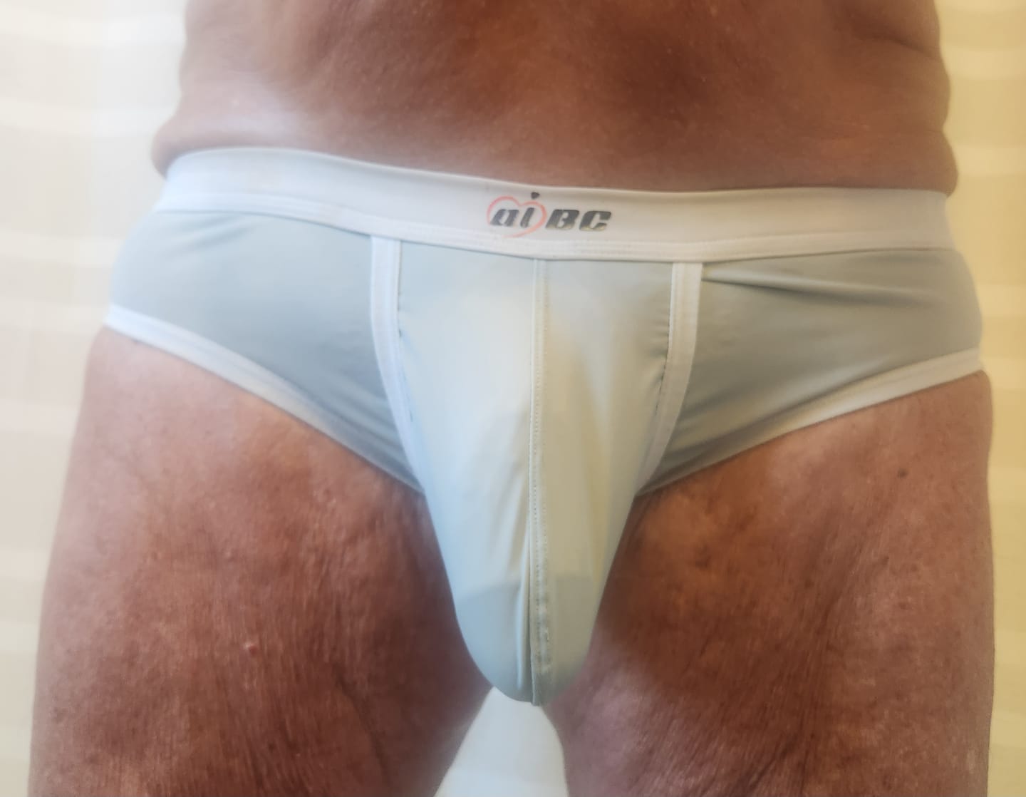 Customer photo review of 3 Pack Men's Separated Ball Pouch Briefs