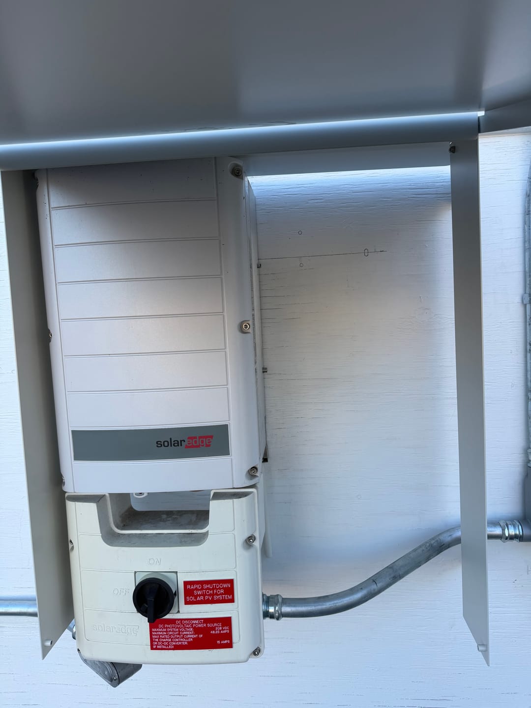 Customer photo review of Large Solar Inverter Cover