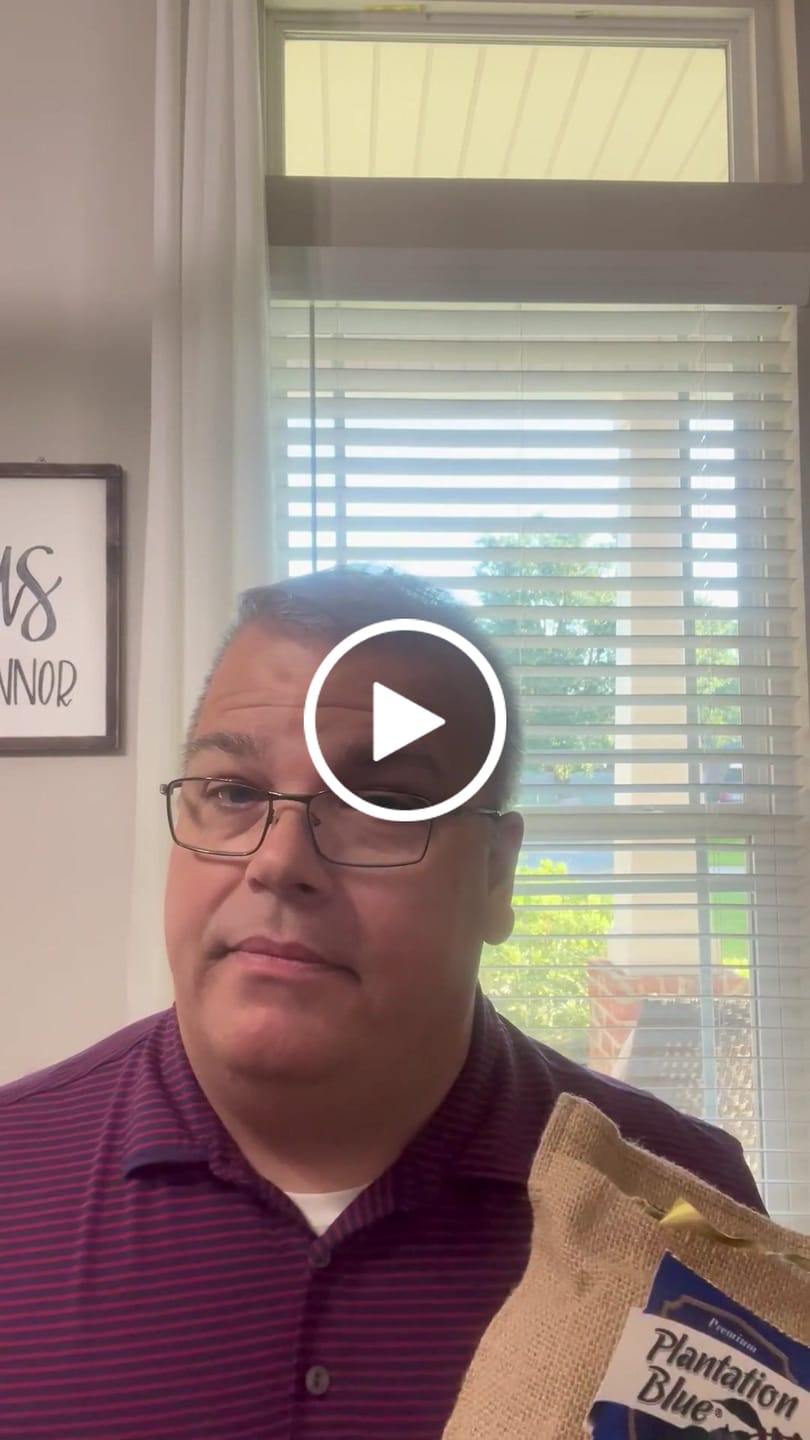 Customer video review of Plantation Blue 100% Jamaica Blue Mountain Coffee - Dark Roast - 8oz Ground