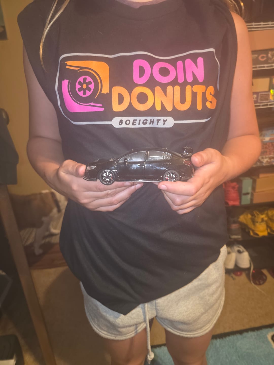 Customer photo review of 80Eighty® Doing Donuts Shirt
