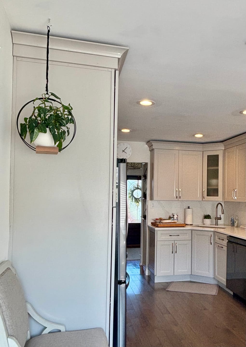 Customer photo review of Dark Hanging Planter