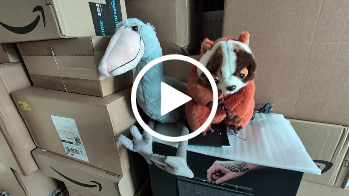 Customer video review of Shoebill Stork Bird Soft Stuffed Plush Toy