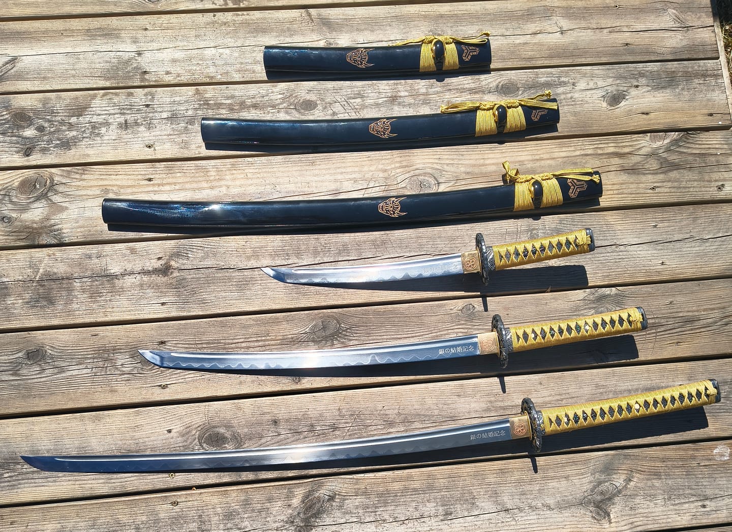 Customer photo review of Custom Wakizashi Build your own Wakizashi sword