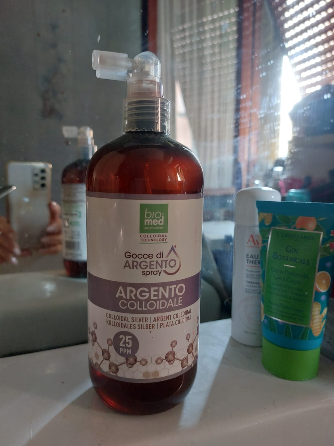Customer photo review of Argento spray sublinguale 25 ppm - 500 ml