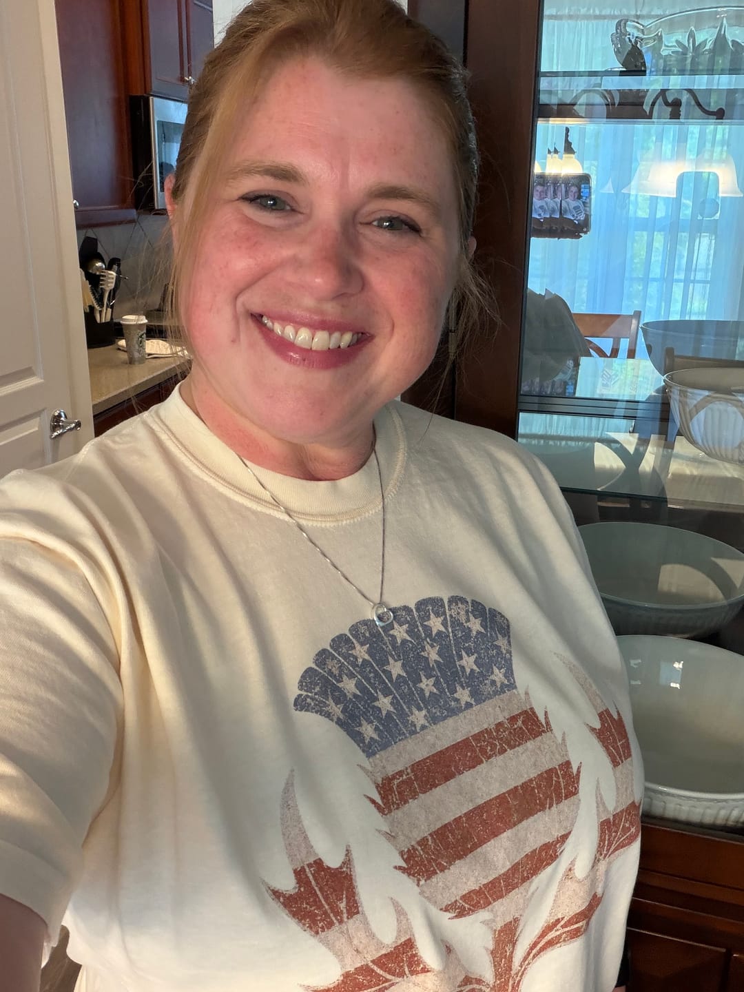 Customer photo review of Vintage Flag Thistle T-Shirt