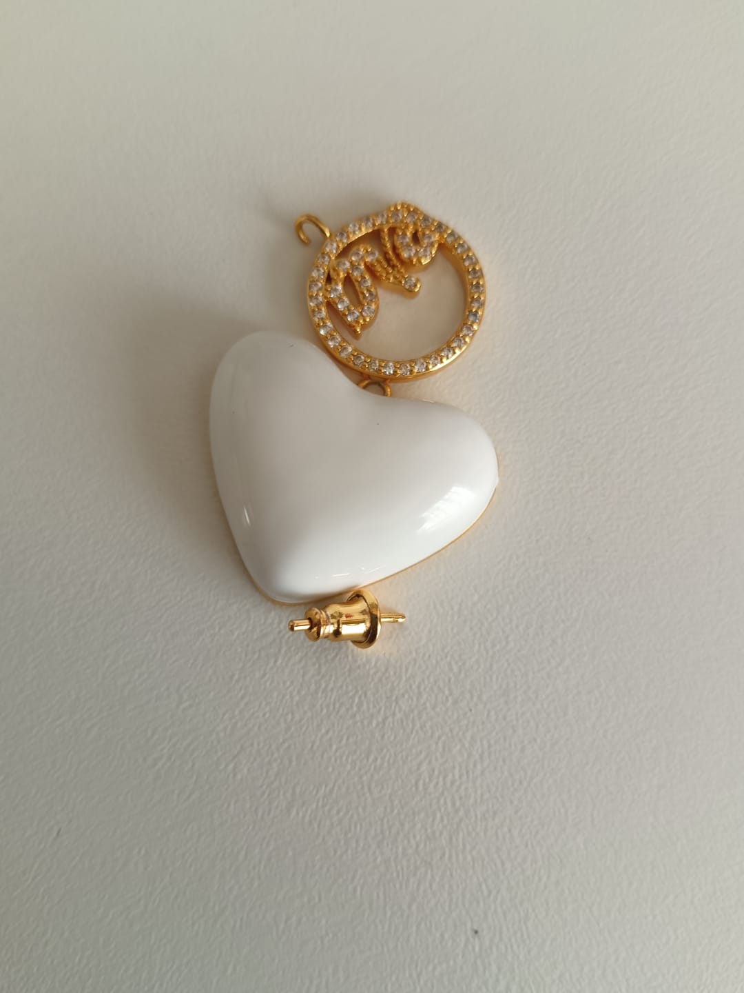 Customer photo review of White Era Adore Gold Earrings