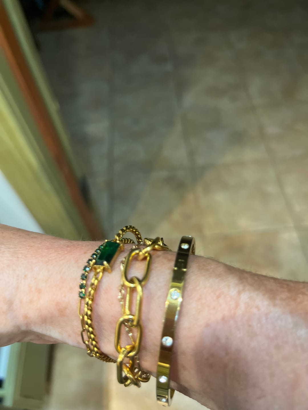 Customer photo review of Fae Tennis Bracelet (Bundle)