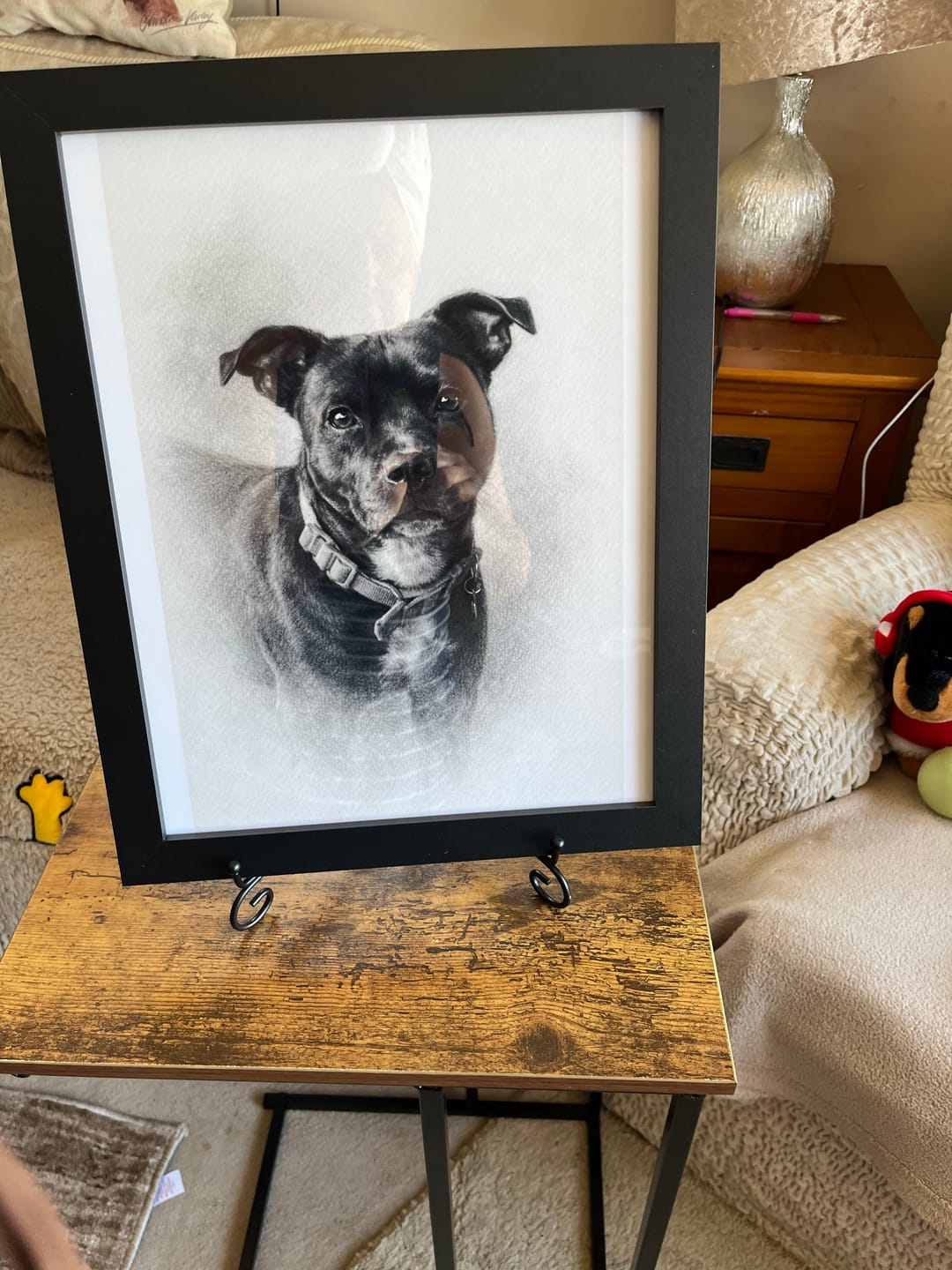 Customer photo review of Charcoal - Personalised Poster