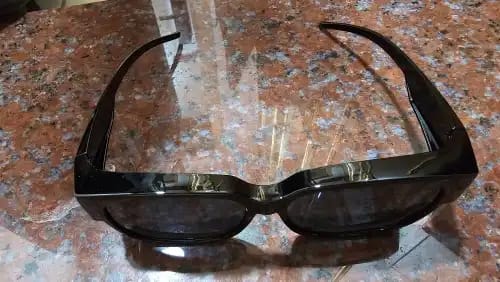 Customer photo review of ShadeEase™ Fit Over Polarized Sunglasses