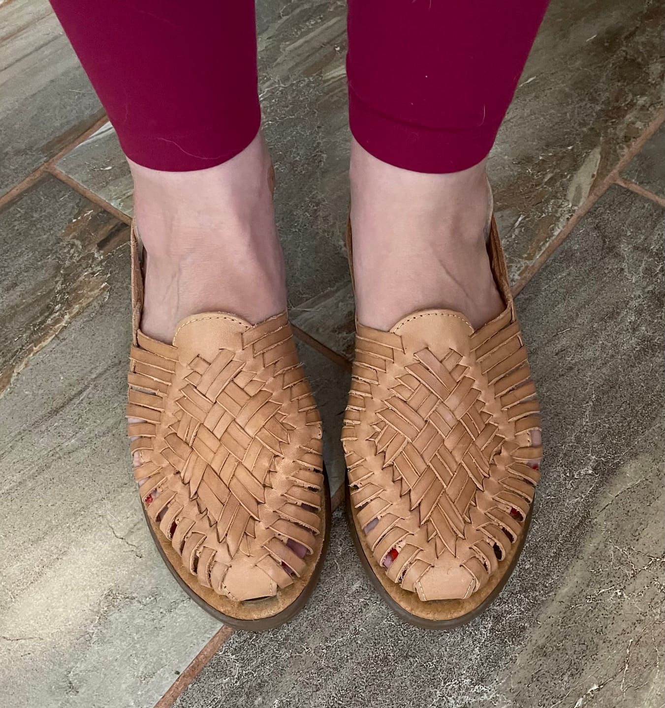 Customer photo review of Miranda Huarache - Tan