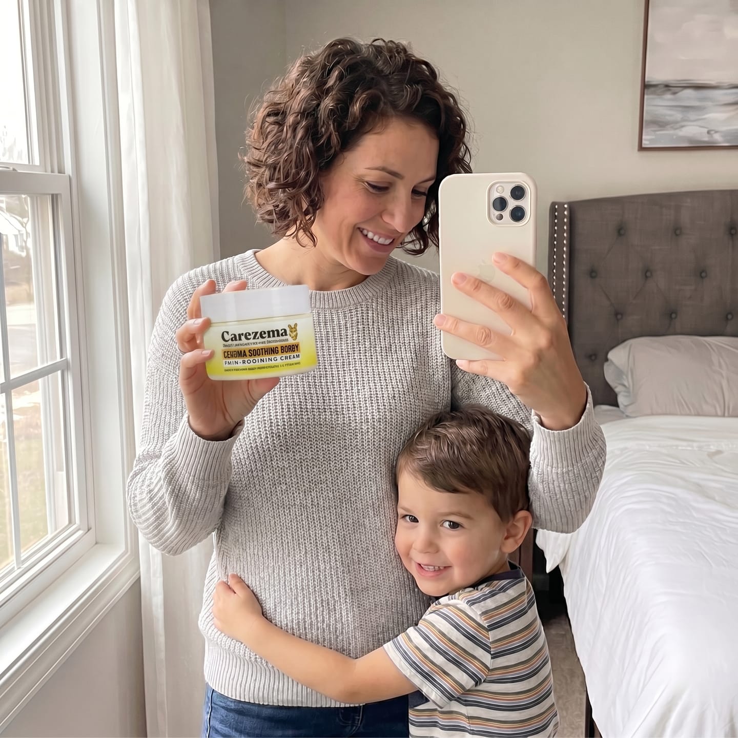 Customer photo review of Korean Honey Eczema-Soothing Cream for your kids