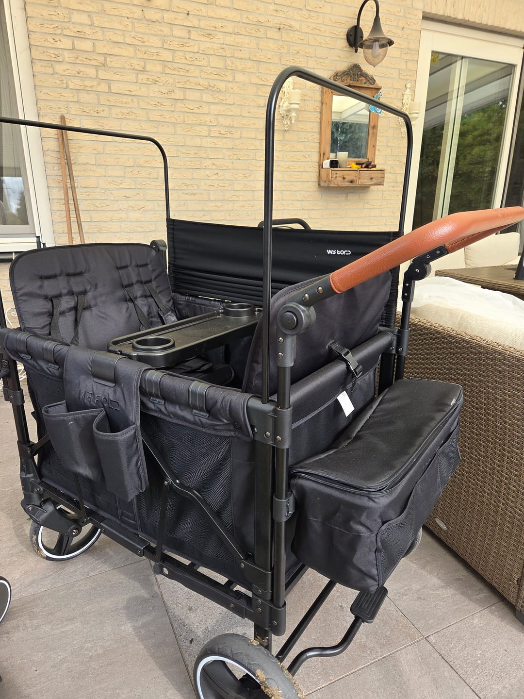 Customer photo review of P-Series Luxe 4-zits kinderkar
