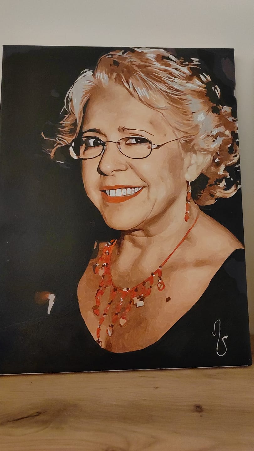 Customer photo review of Pintar por Números Personalizado - Cuadro Personalizado con Foto