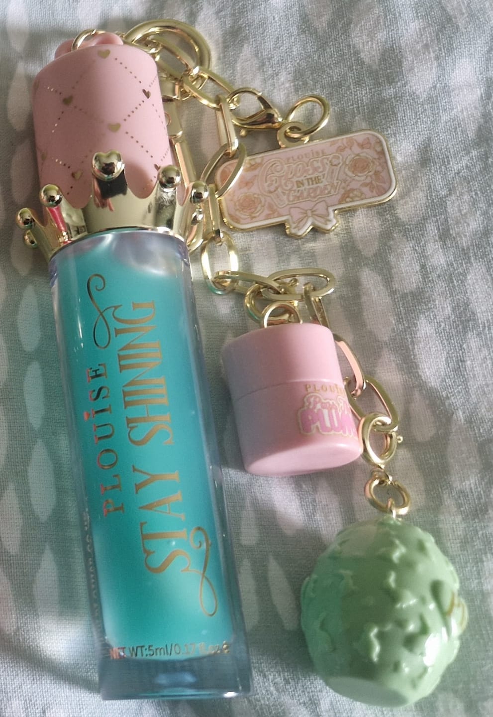 Customer photo review of Personalised Stay Shining Lip Oil