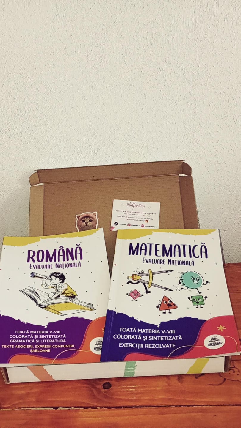 Customer photo review of Pachet Evaluare Națională (Română + Matematică) Bacademia