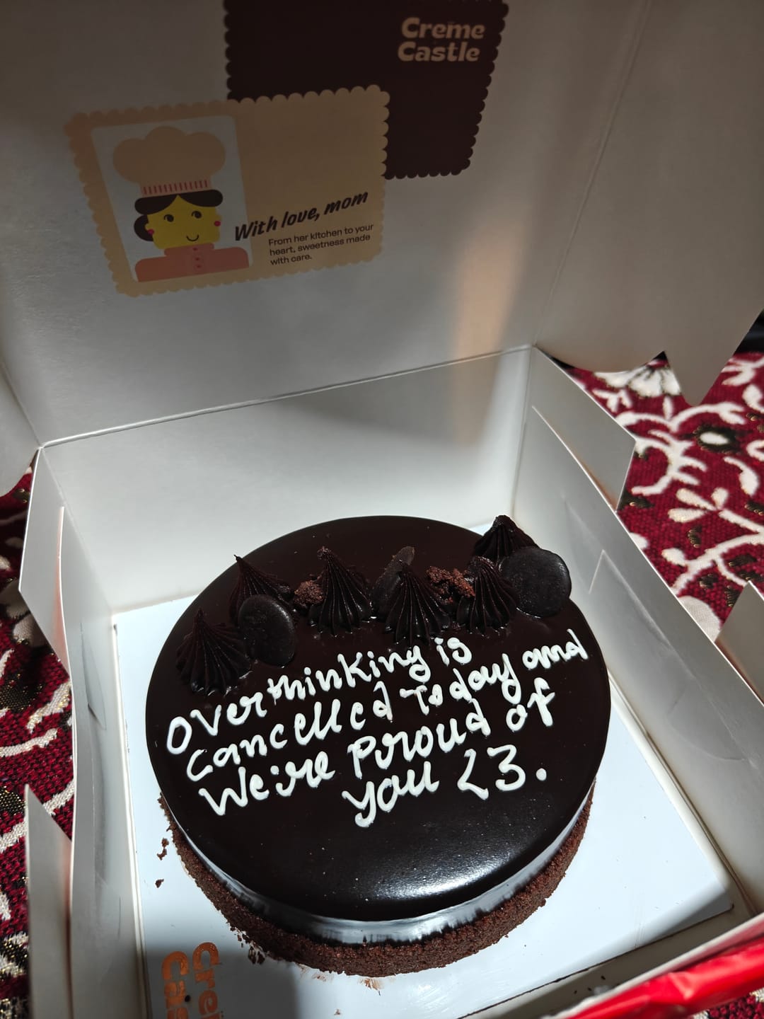 Customer photo review of Chocolate Truffle