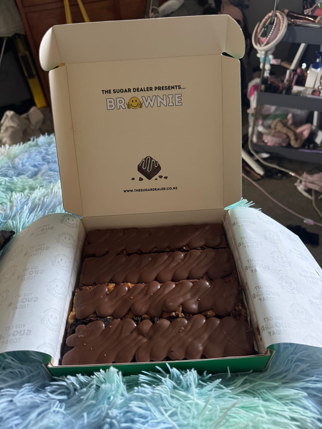 Customer photo review of Almost naked brownie