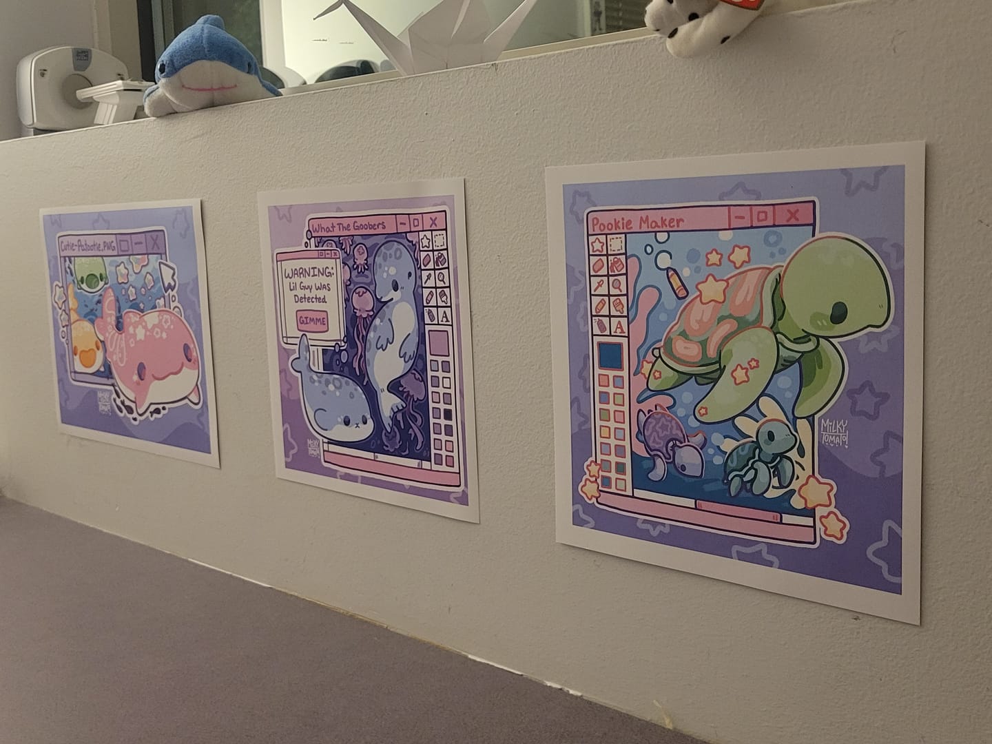 Customer photo review of Virtual Sea Pet Prints!