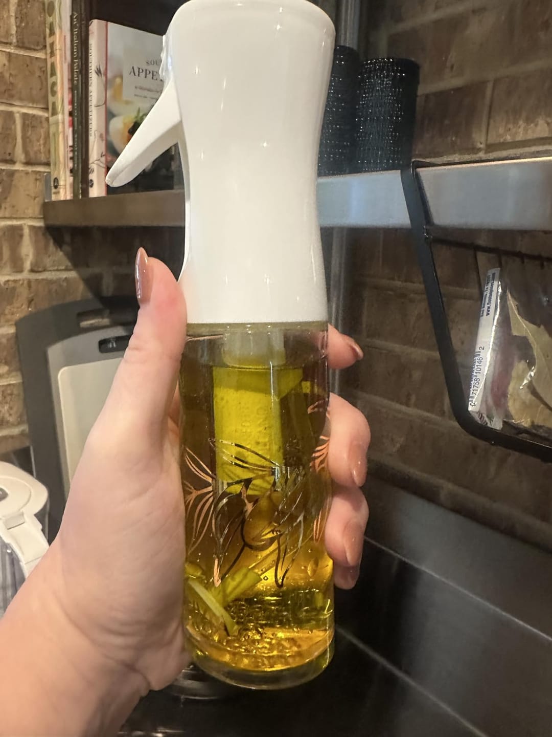 Customer photo review of Olivia Signature Kitchen Sprayer 200ml – Golden Leaves