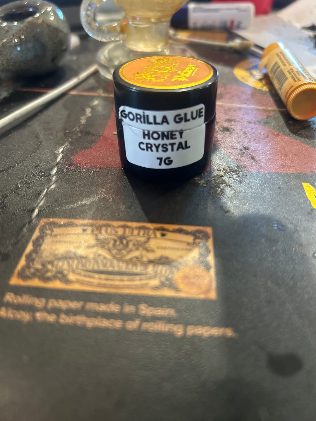 Customer photo review of Legendary Honey Crystal Gorilla Glue 3.5G (BOGO)