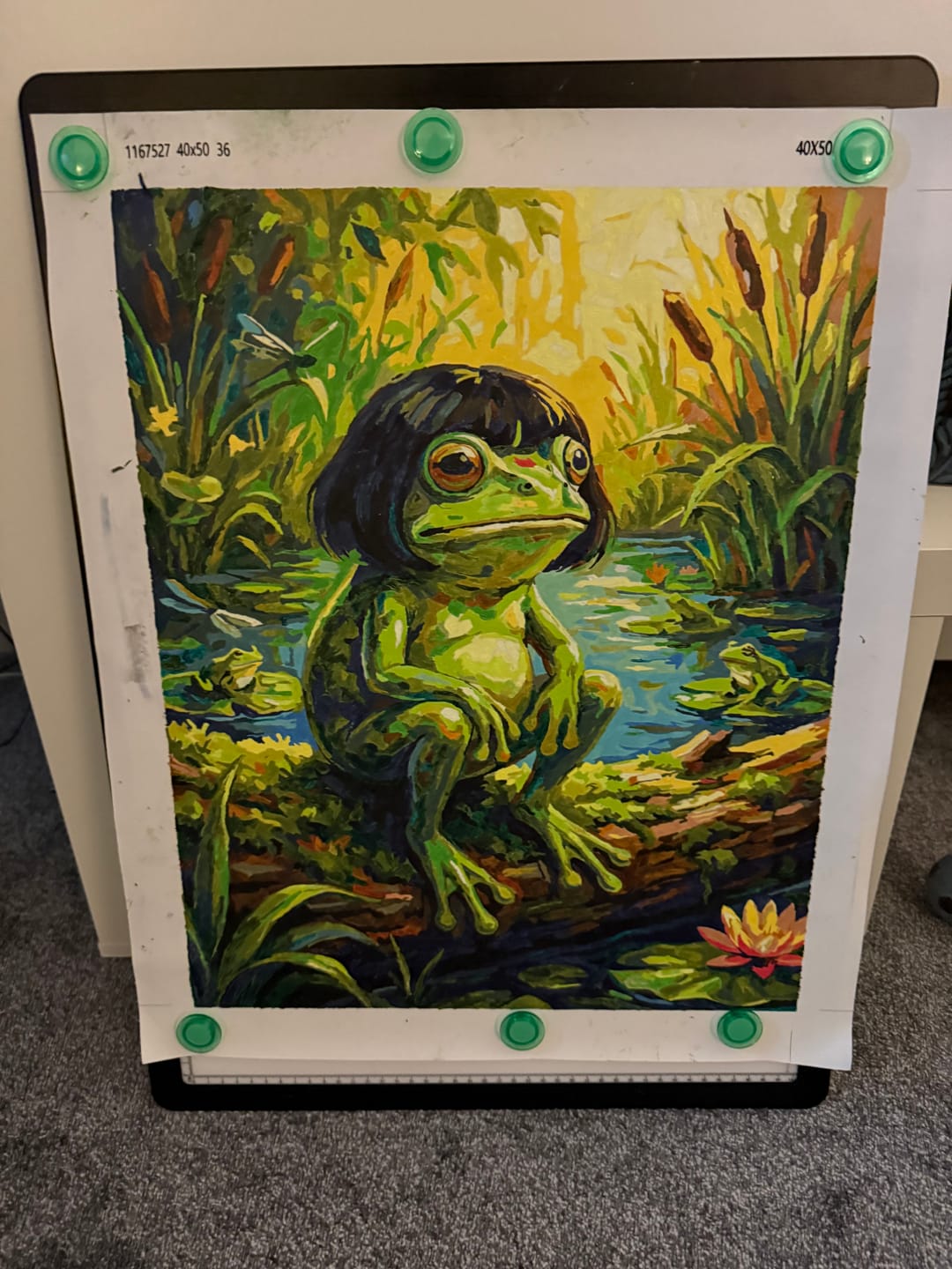 Customer photo review of Bob Cut Frog