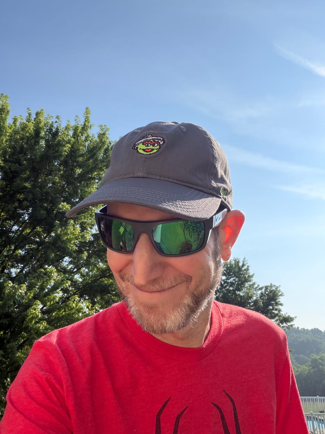 Customer photo review of Sesame Street "Scram!" – Dad Hat