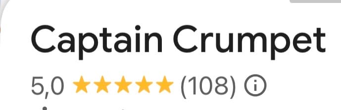 Customer photo review of Google Reviews - Plate