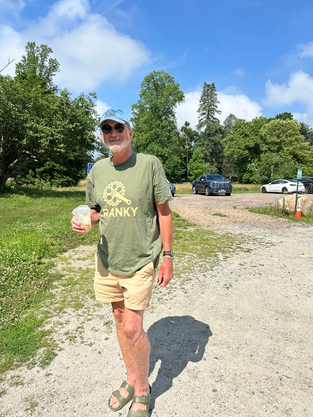 Customer photo review of Funny Vintage Cranky Bike T Shirt US