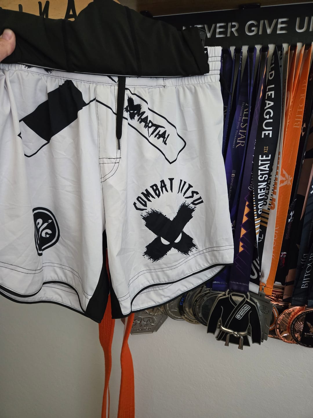 Customer photo review of Belt Rank 2.0 Hybrid BJJ Shorts