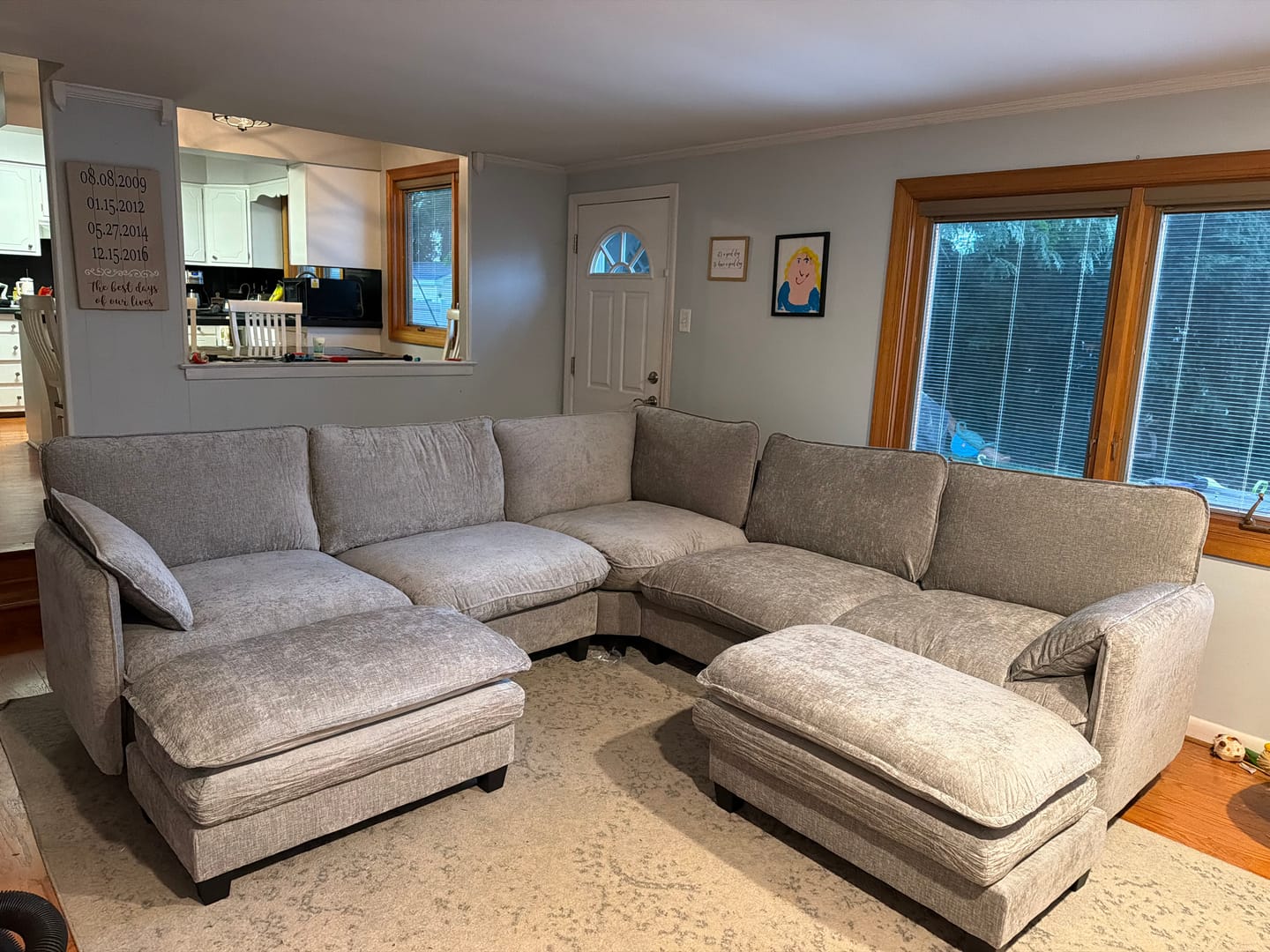 Customer photo review of Puffy Modular Sofa